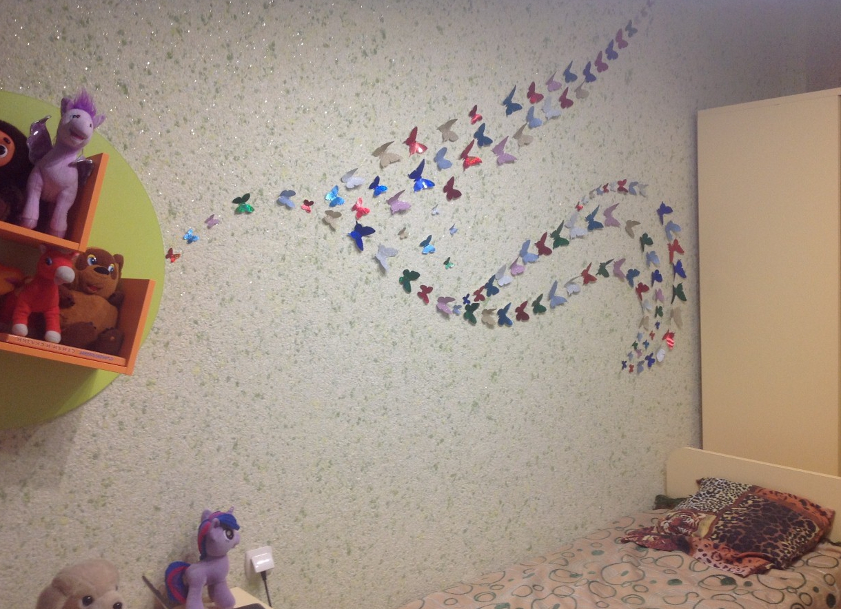 жидкие обои в детской