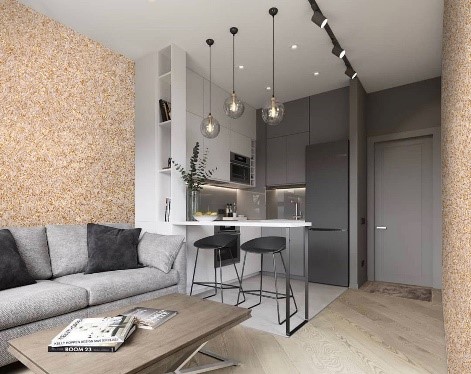 рідкі шпалери для кухні Bioplast